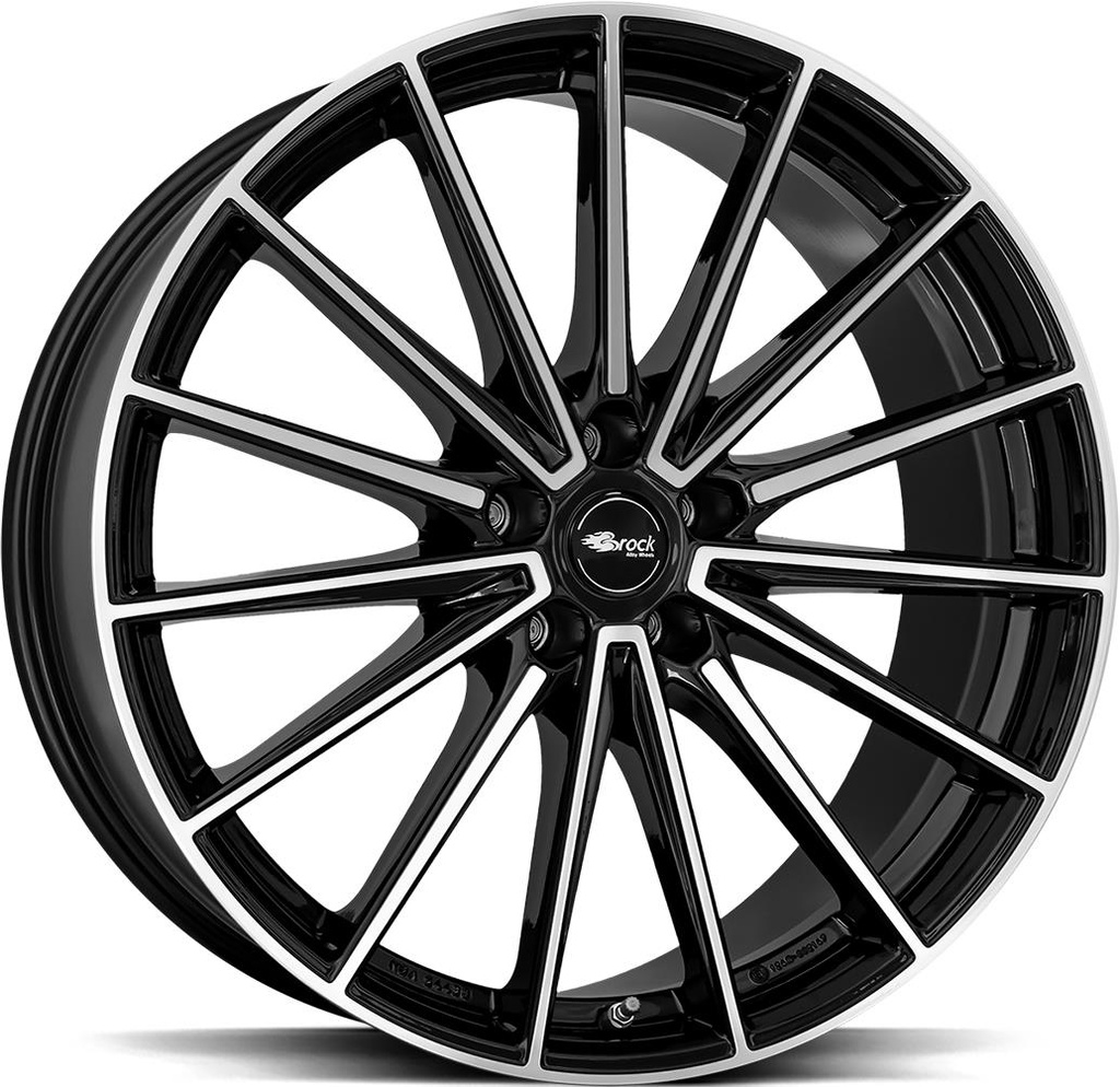 BROCK B43 BLACK FULL POL 9x21 5/120 ET38 CB63.4