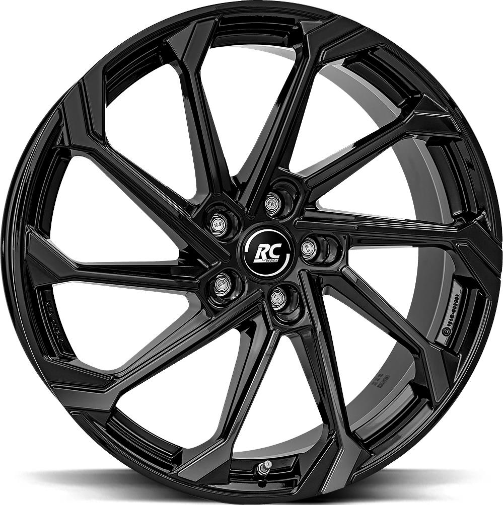 BROCK RC36 SHINY BLACK 7.5x19 5/108 ET43 CB63.4