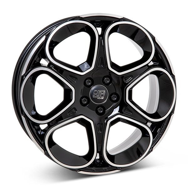 MSW 83 G.BLK/POL 7.5x18 5/110 ET30 CB65.1