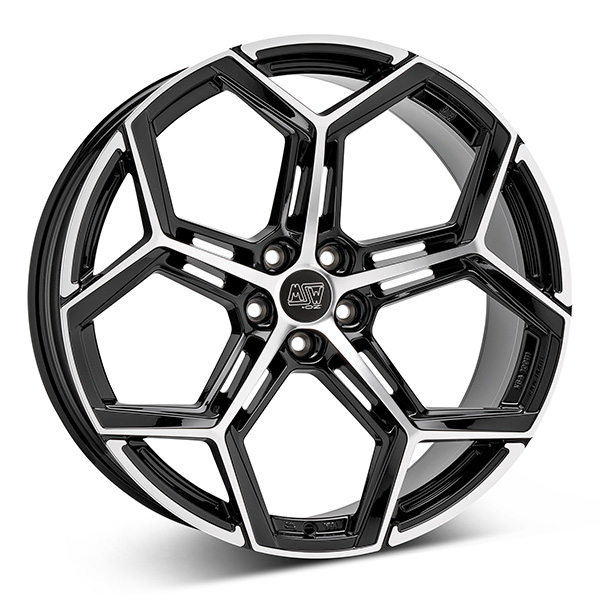 MSW 53 G.BLK/POL 10,5X21 5-112 E19 C66,60 60 10.5x21 5/112 ET19 CB66.6