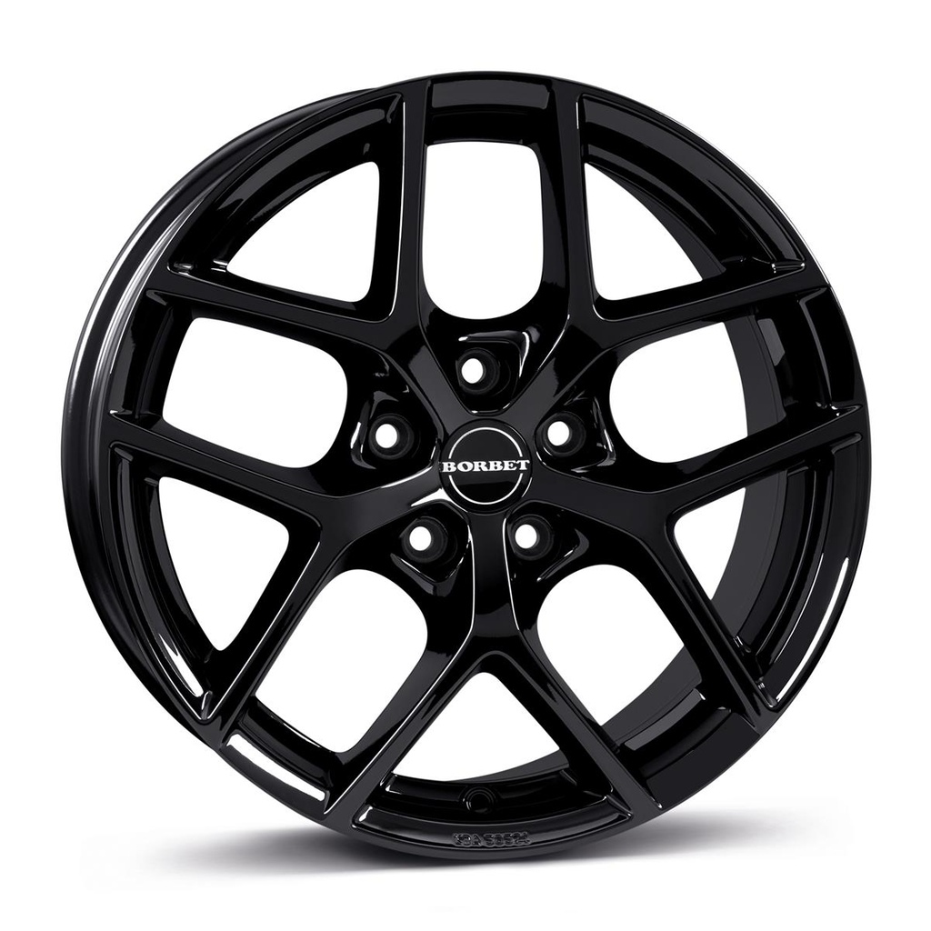 BORBET Y BLACK GLOSS 8.5x18 5/120 ET45 CB65.1
