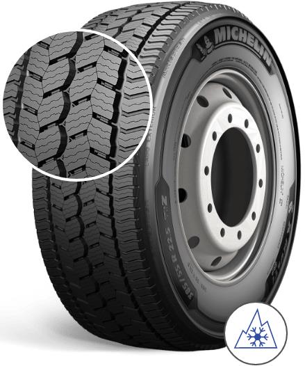 315/70R22.5 156/150L MICHELIN X MULTI GRIP Z VG XL STEER