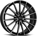 BROCK B43 BLACK FULL POLISH 10x21 5/120 ET44 CB63.4